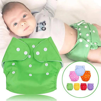 Reusable Cloth Baby Diapers – Pack of 3 | Soft, Washable & Money-Saving