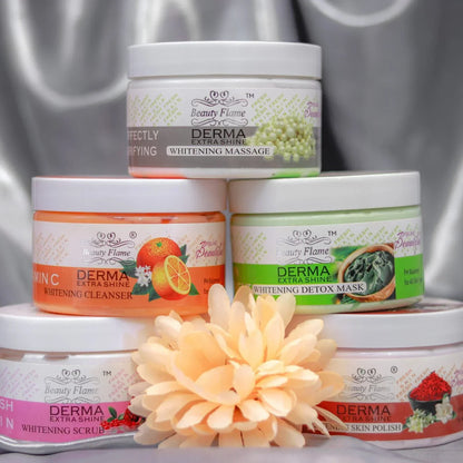 Derma Extra Shine Brightening Facial Kit | Complete Glow Treatment