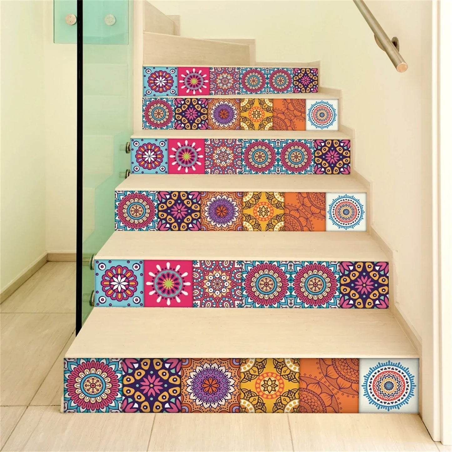 50Pcs Walls Self Adhesive Tile Sticker For Home Decor