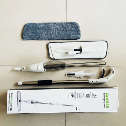 Flat Spray Mop, Reusable Microfiber 360 Degree Floor Cleaning Healthy Spray Mop