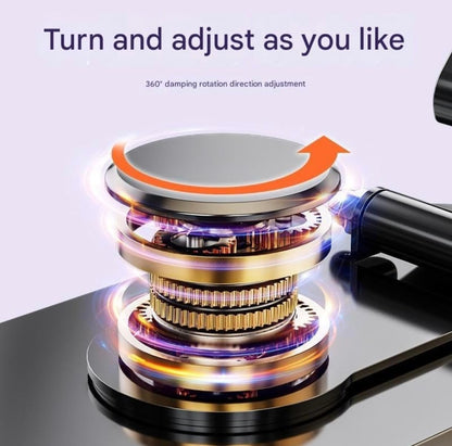 360° Rotating Heavy Metal Universal Mobile Stand with Anti-Slip Base for Desk and more – Foldable & Adjustable Holder