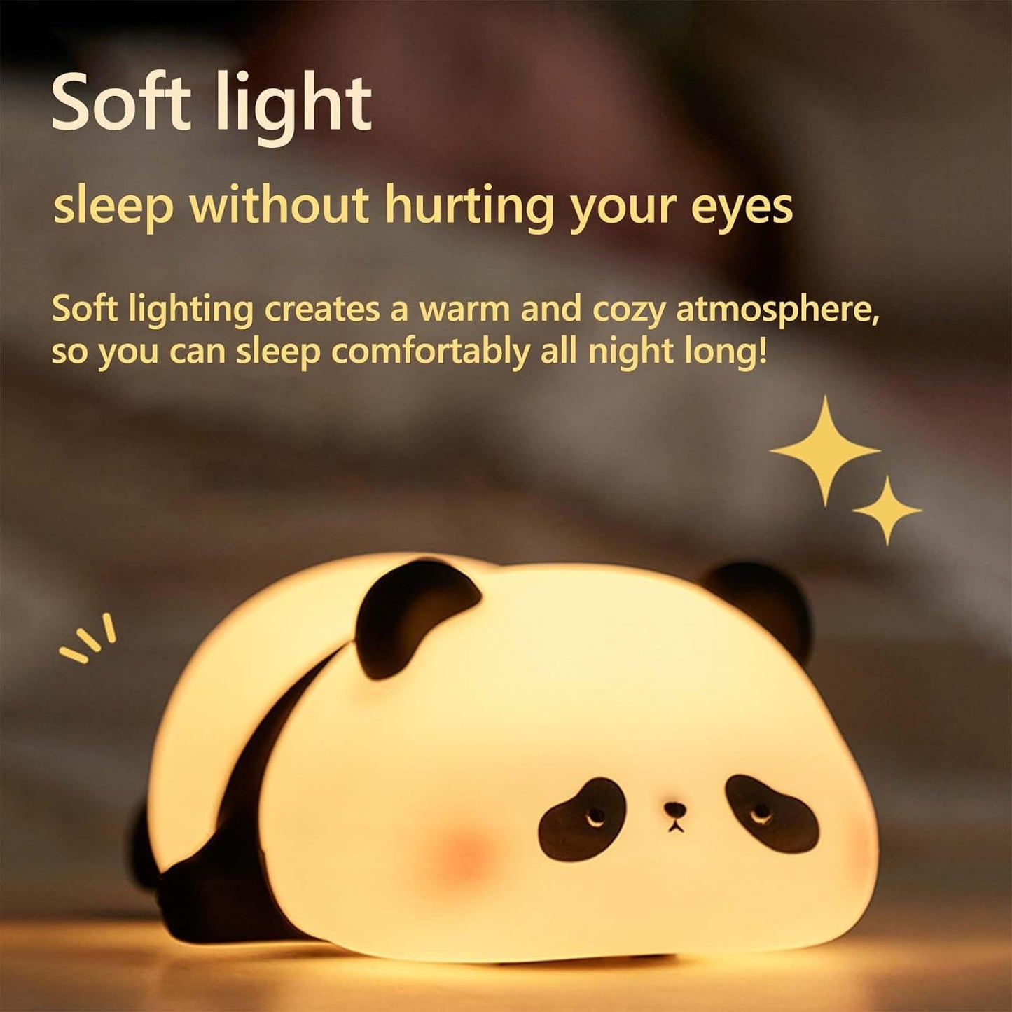 Cute Panda Squishy Animal Night Lamp