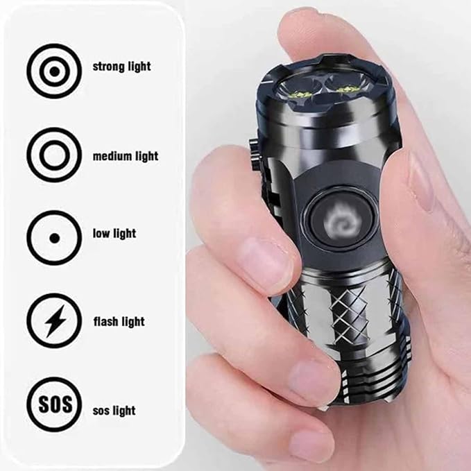 Mini 3 LED Flashlight Premium Outdoor Torch