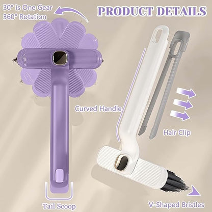 360° Rotating Crevice Gap Cleaning Brush with Cleaning Tool