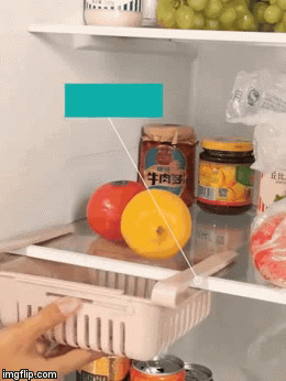 Buy 1 Get 1 Free – Adjustable Stretchable Fridge Storage Basket Racks Pack of 2
