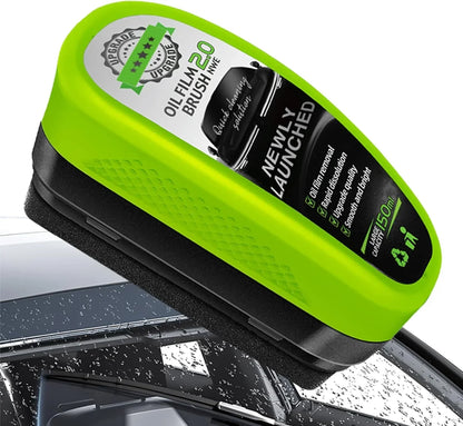 New Upgraded 2.0 Automotive Oil Film Cleaning Brush & Glass Polish – Buy 1 Get 1 FREE