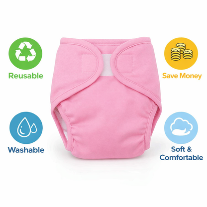 Reusable Cloth Baby Diapers – Pack of 3 | Soft, Washable & Money-Saving