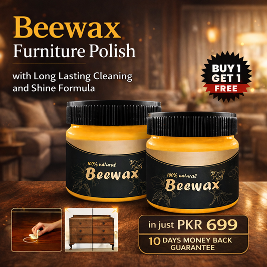 Beewax Furniture Polish with Long Lasting Cleaning and Shine Formula