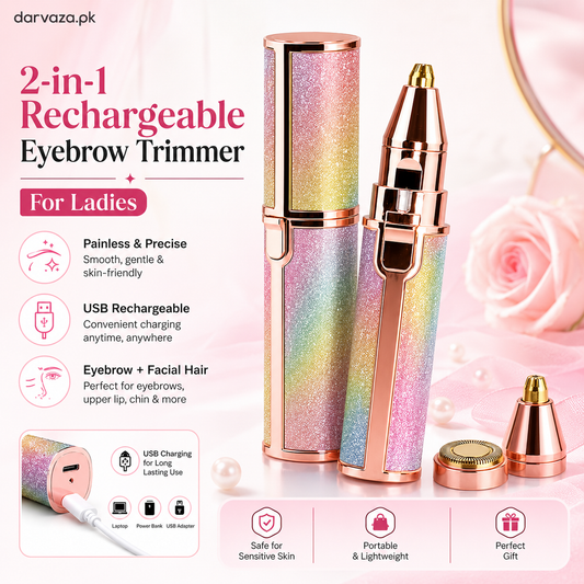 2-in-1 Rechargeable Electric Shaver and Trimmer