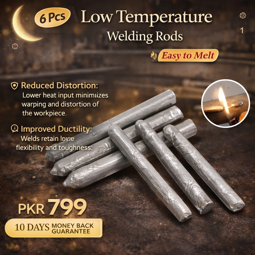 6 Pcs Low Temperature Welding Rods Easy to Melt