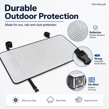 AC Outdoor Cover – Heat Insulation & Dust Protector