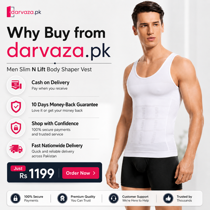 Men Slim N Lift Slimming Shirt & Body Shaper Vest