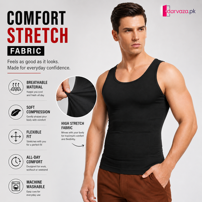 Men Slim N Lift Slimming Shirt & Body Shaper Vest