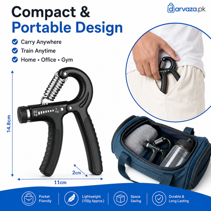 Buy 1 Get 1 Free Adjustable Hand Gripper Resistance Hand Muscle Trainer For Stronger Forearms Exerciser