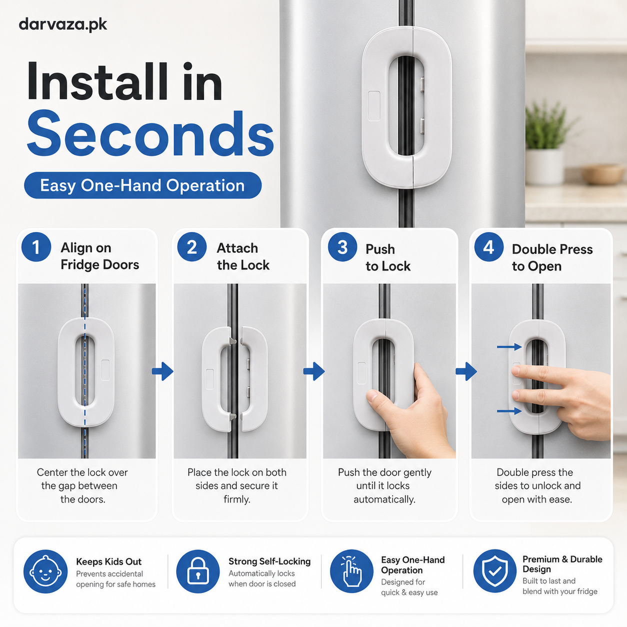 New Style Fridge Lock