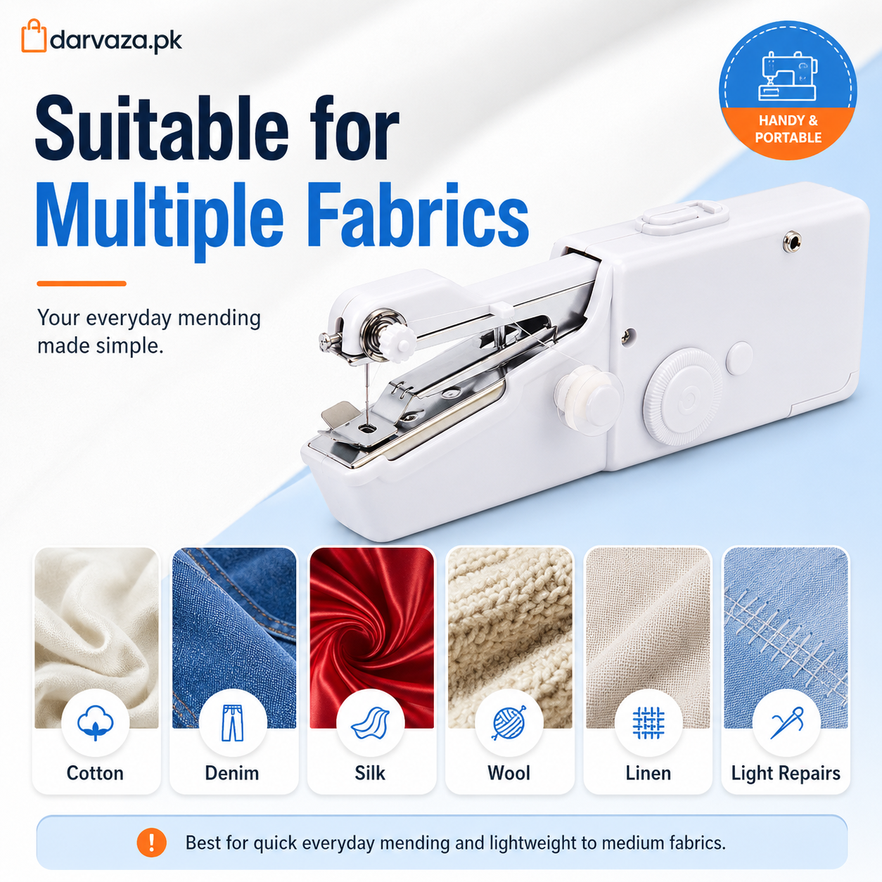 Portable Handheld Sewing Machine