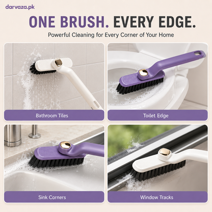 360° Rotating Crevice Gap Cleaning Brush with Cleaning Tool