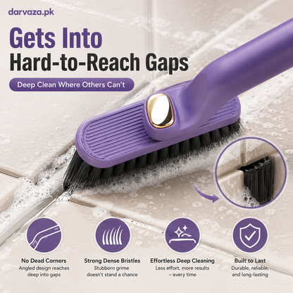 360° Rotating Crevice Gap Cleaning Brush with Cleaning Tool