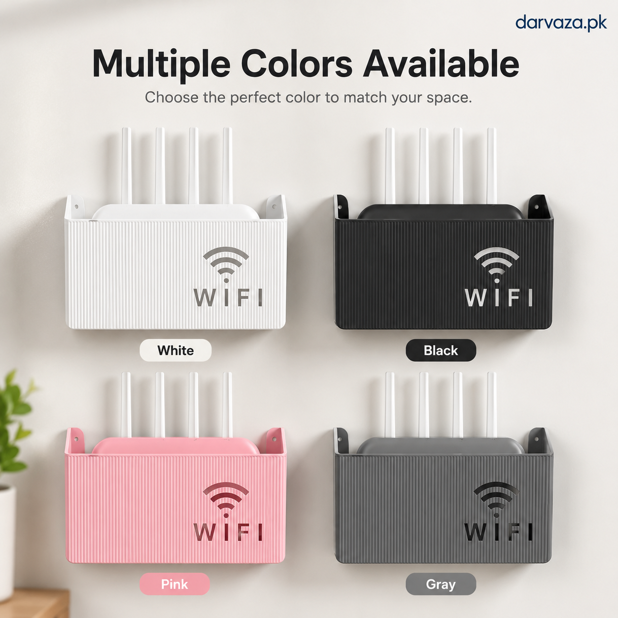 Wall Mount WiFi Router Holder