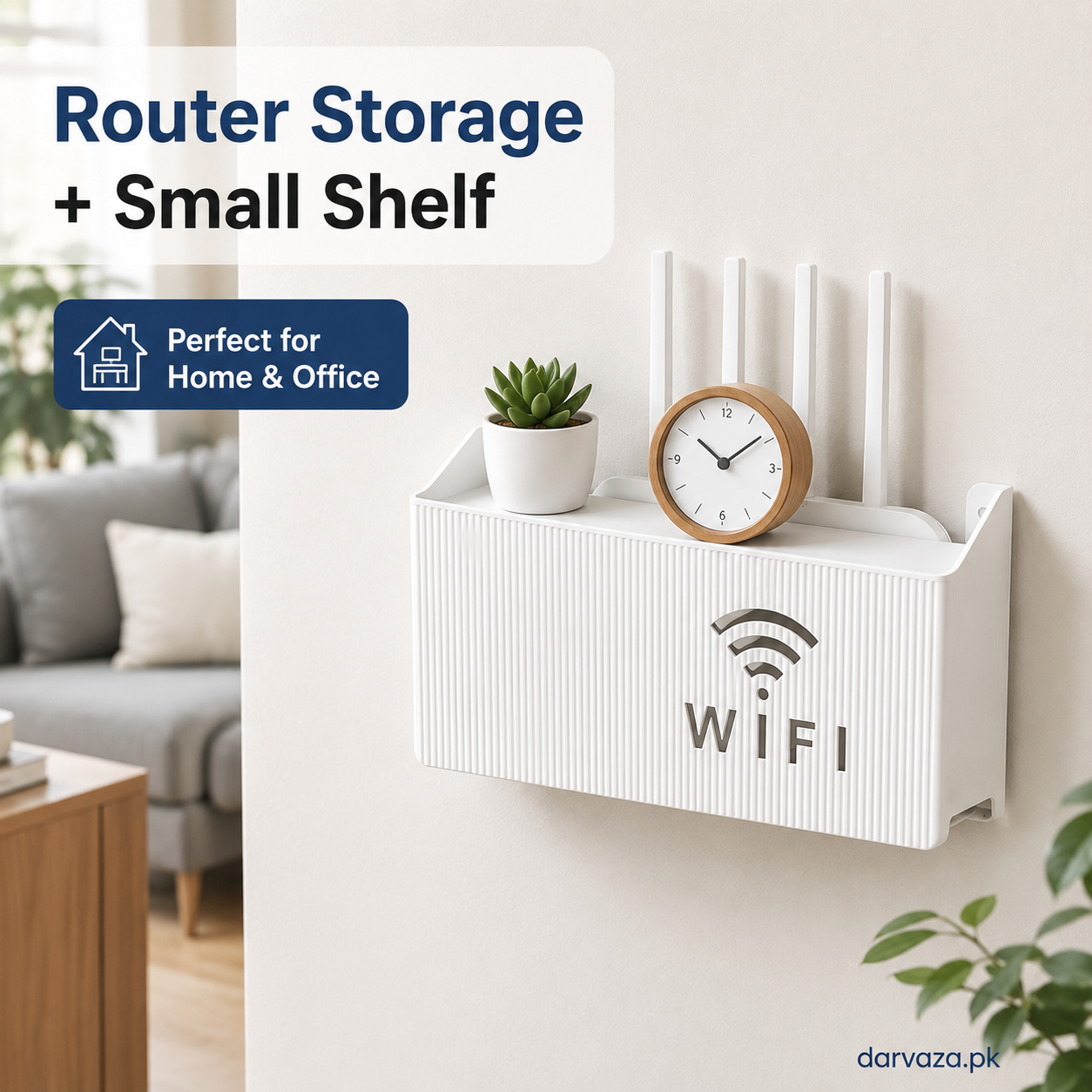 Wall Mount WiFi Router Holder