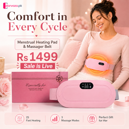 Portable Menstrual Heating Pad and Massager Belt