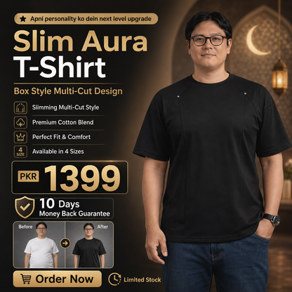 Slim Aura Box T-Shirt for Smart Look
