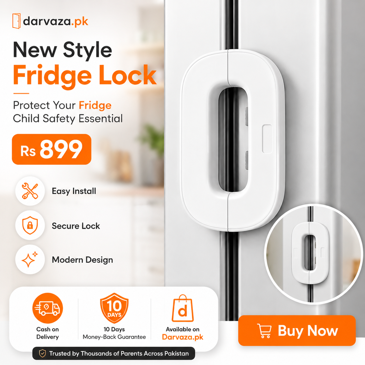 New Style Fridge Lock