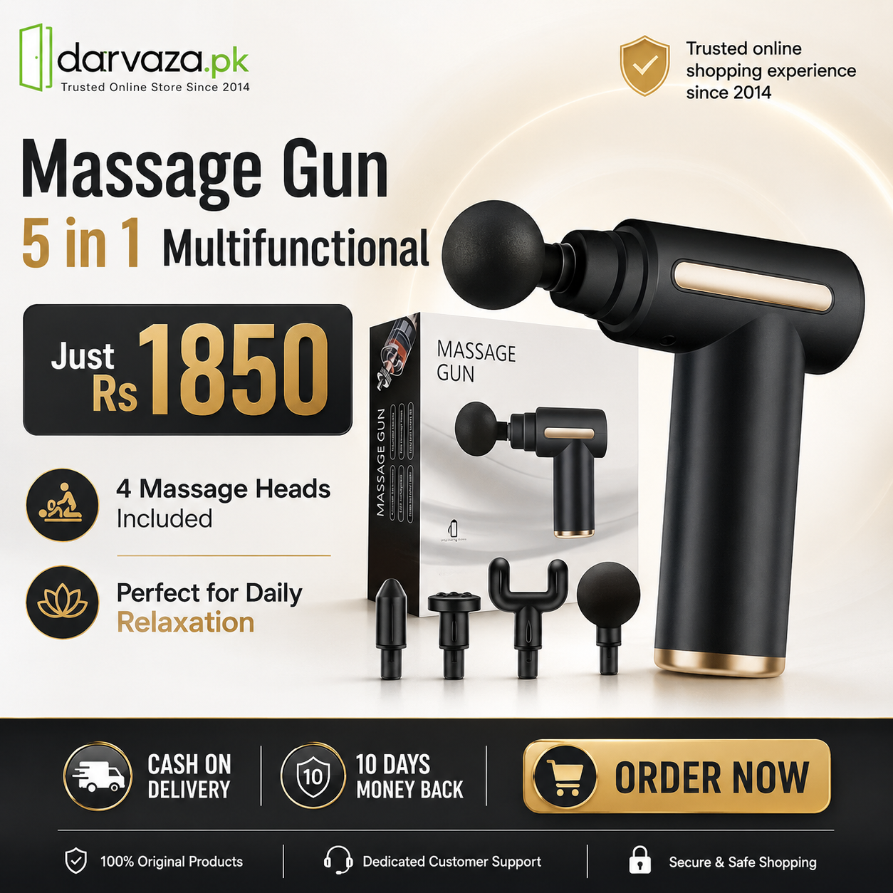 Muscle Massage Gun | Handheld Deep Tissue Massager