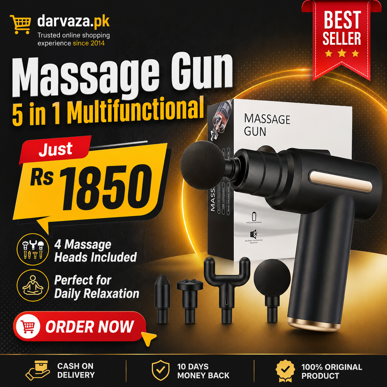 Muscle Massage Gun | Handheld Deep Tissue Massager