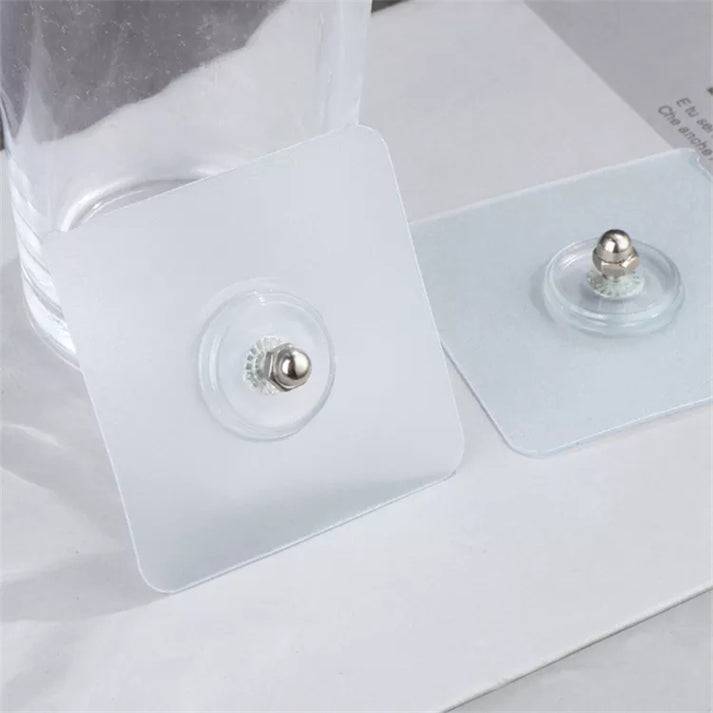 Strong Punch Free Self Adhesive Wall Screw Rod Hooks and Nail Mounting Hang Kit