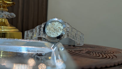 CrystalClear Acrylic Watch – Premium Unisex Edition