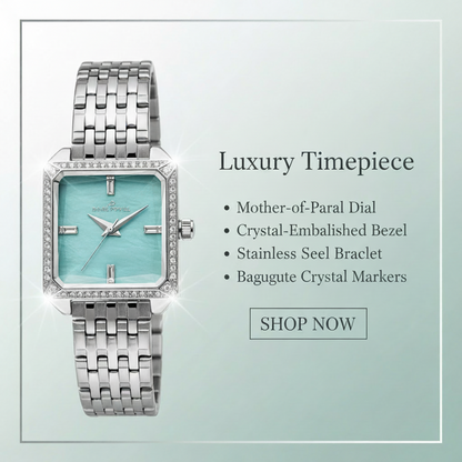 Danel Noble Silver with Sky Blue Dial Women Watch
