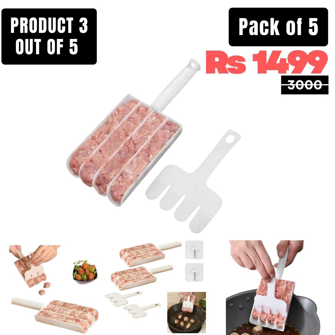 Ramzan Special 5 in 1 Kitchen Deal – Slicer, Samosa Maker, Pakora & Kofta Maker, Oil Brush Bottle & Mobile Holder – Only Rs.1499