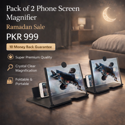Azaadi Sale Offer Phone Screen Magnifier in Super Premium Quality (2 Screens)