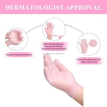 Silicone Gel Moisturizing Gloves