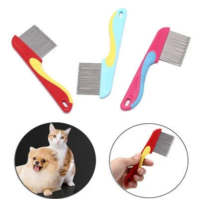 Pack of 2 Professional Stainless Steel Hair Lice Comb (2 Pcs)