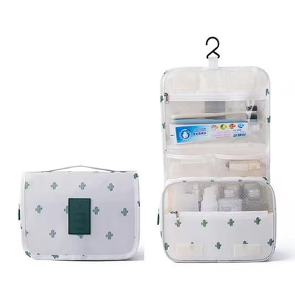 High Capacity Makeup Travel Bathroom Toiletries Wash Classification Hook Cosmetic Organizer Storage Bag for Women