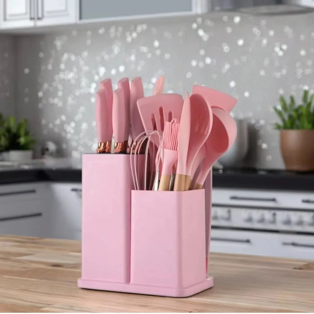 Gecheer 19-in-1 Kitchen Knife & Utensil Set
