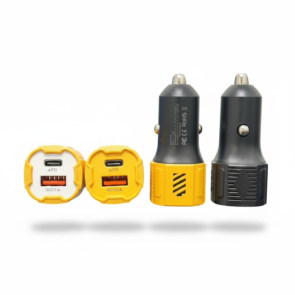 USB + PD Fast Charging Car Charger QC3.0 Dual Port – High Speed Type-C