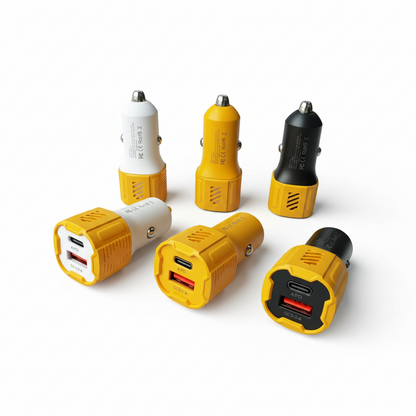USB + PD Fast Charging Car Charger QC3.0 Dual Port – High Speed Type-C