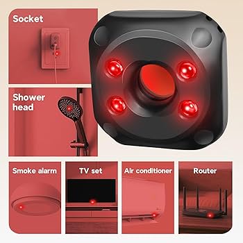 Portable Anti Camera Detector – USB Rechargeable Privacy Protection Device | Hidden Camera Finder for Hotels & Travel