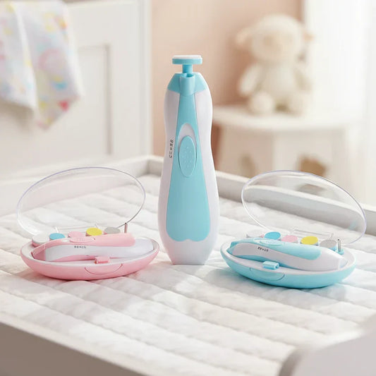 6in1 Rechargeable Electric Nail Trimmer for Baby Kid and Adult