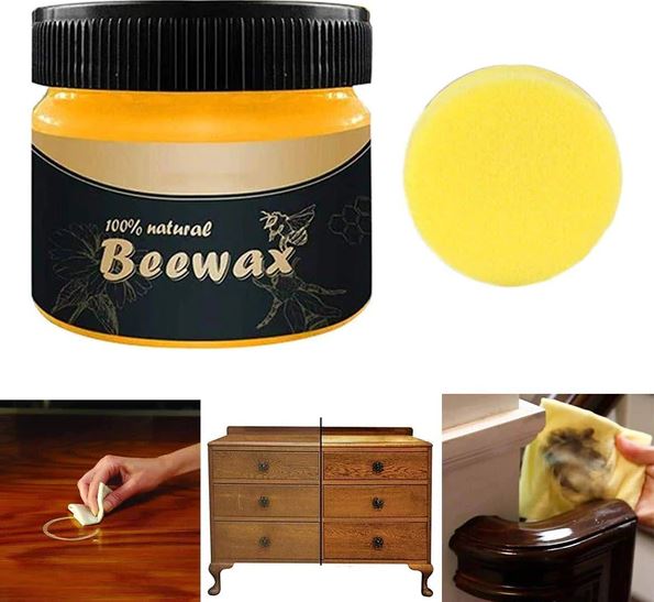 Beewax Furniture Polish with Long Lasting Cleaning and Shine Formula