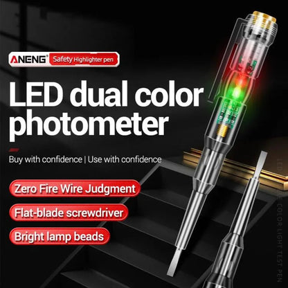 Dual Circuit Electrical Voltage and Current Tester Pen