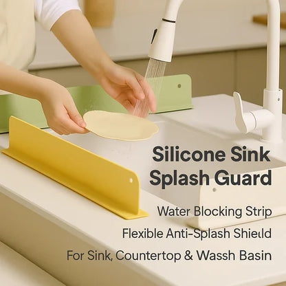 Silicone Sink Splash Guard and Water Sheild with Suction