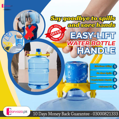 3 Pcs Easy-Lift Water Bottle Portable Ring Handle Lifter for Mineral Water Buckets