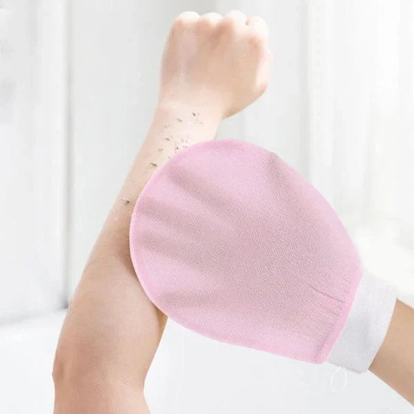 Buy 1 get 2 Free Exfoliating Gloves Bath Washcloth Scrub Mitt for Body – Reveal Your True Glow!