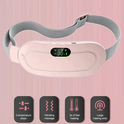 Portable Menstrual Heating Pad and Massager Belt
