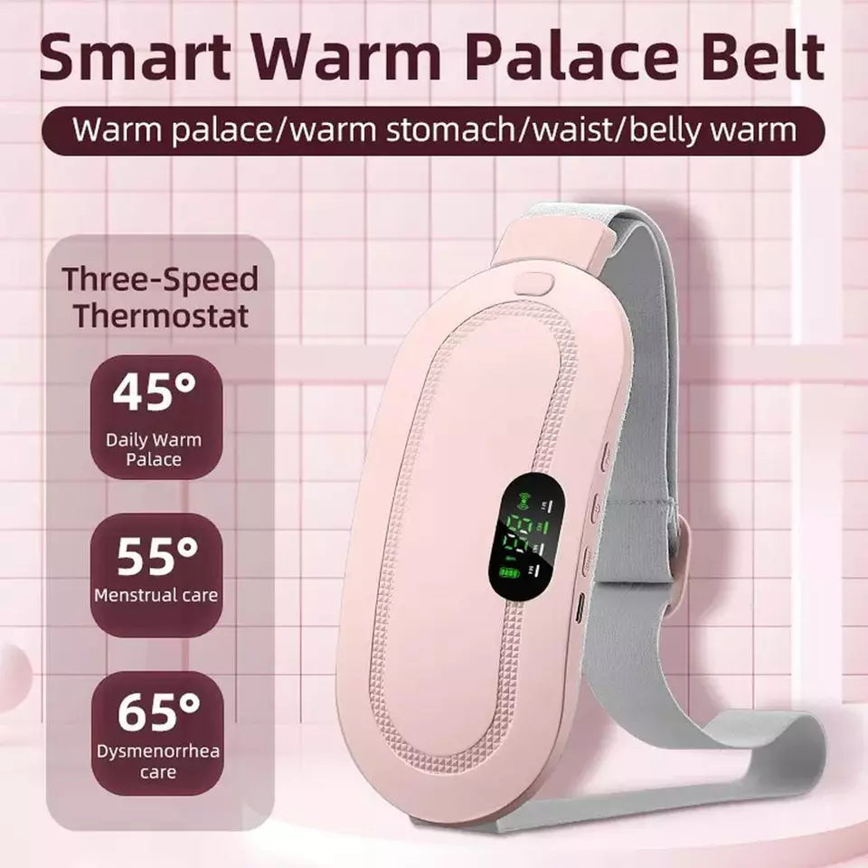 Portable Menstrual Heating Pad and Massager Belt