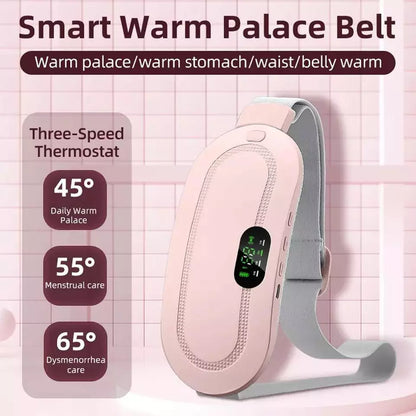 Portable Menstrual Heating Pad and Massager Belt